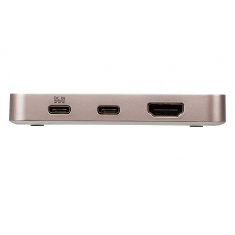 Aten | USB-C 4K Ultra Mini Dock with Power Pass-through | Ethernet LAN (RJ-45) ports | VGA (D-Sub) ports quantity | USB 3.0 (3.1 - 2